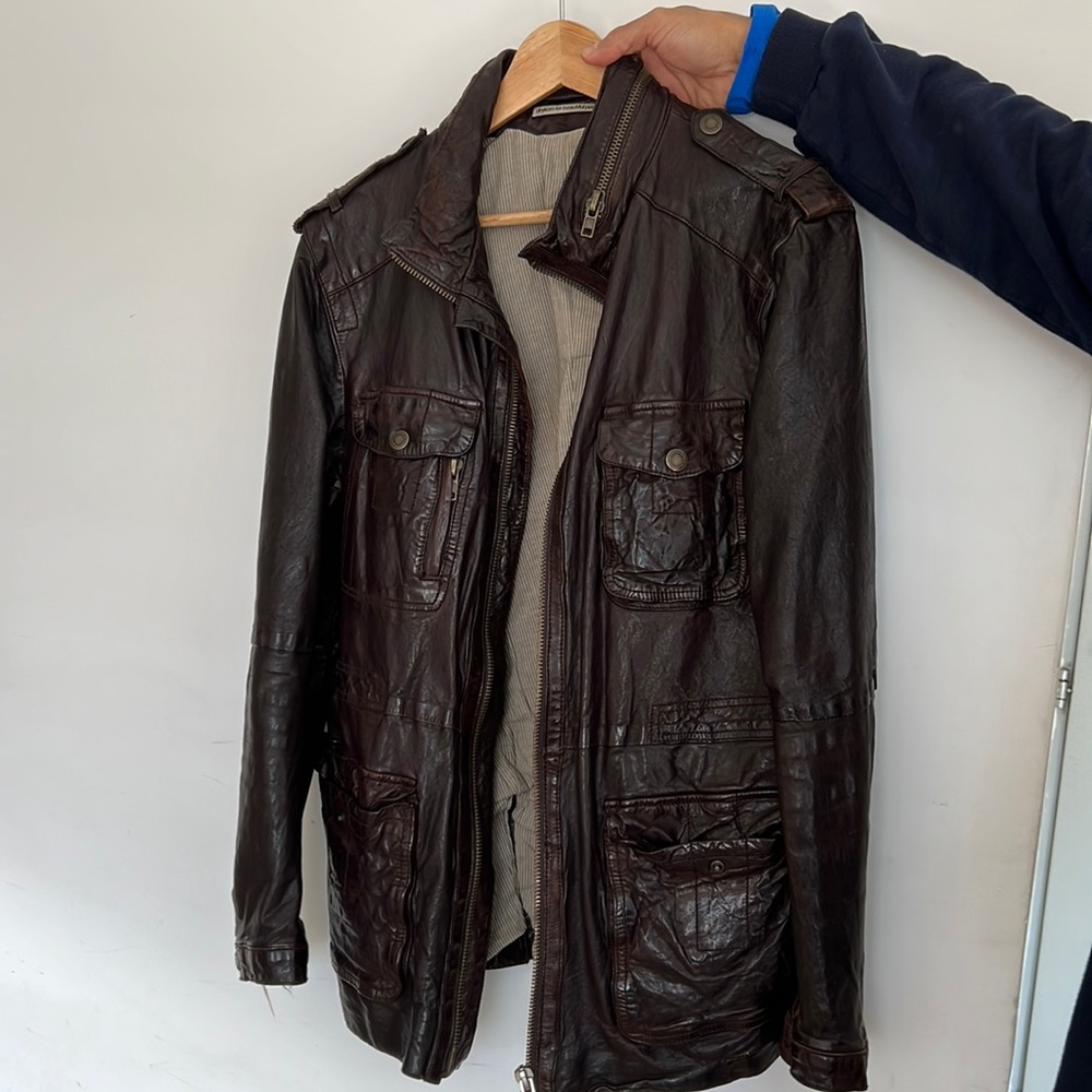 Vintage leather men’s jacket. Bought in Germany and worn little.